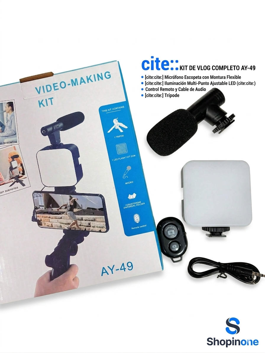 KIT VIDEO MAKING, KIT PARA GRABAR.