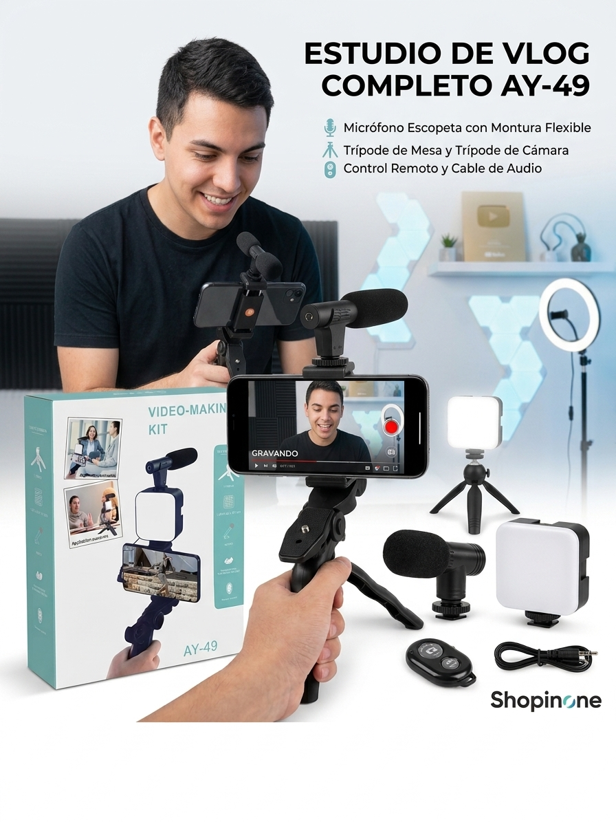 KIT VIDEO MAKING, KIT PARA GRABAR.