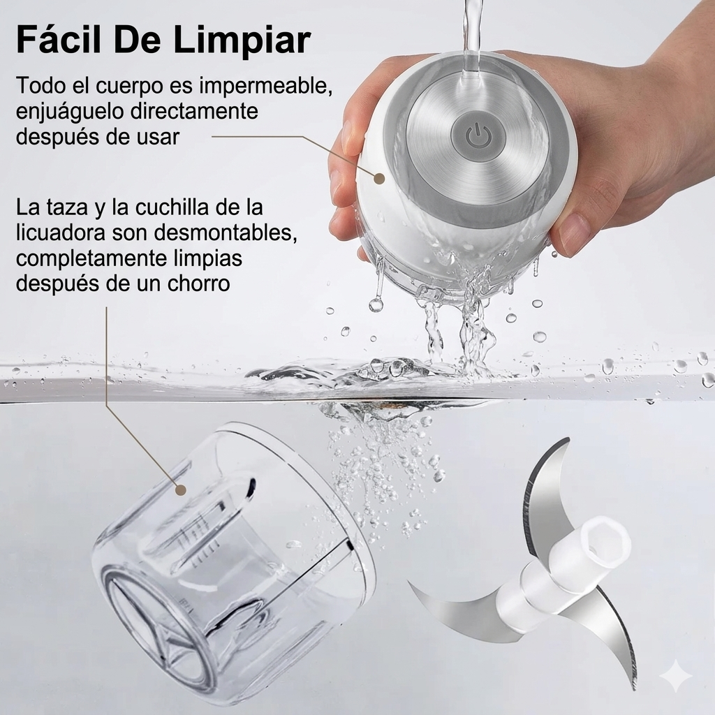 Mini Procesador De Alimentos Eléctrico P