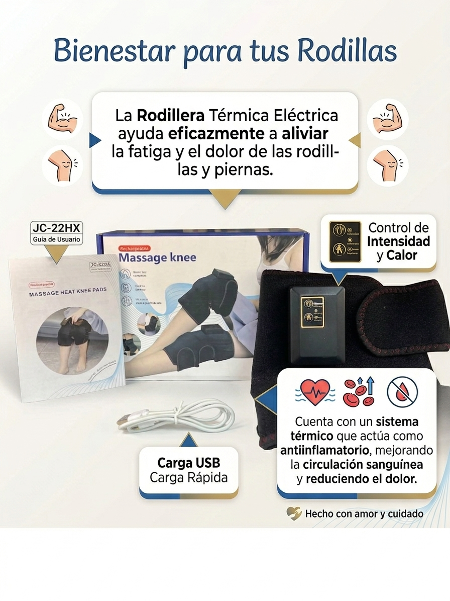 RODILLERA ELECTRICA DE CALOR