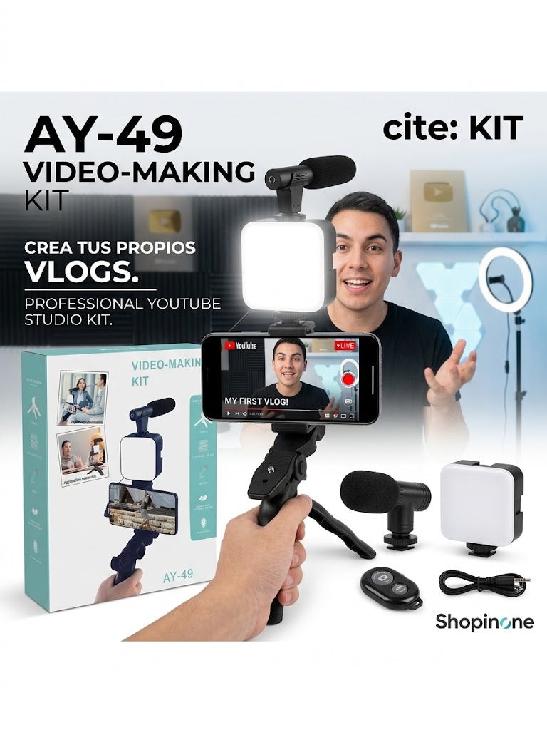 KIT VIDEO MAKING, KIT PARA GRABAR.